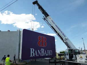 Anuncio luminoso ban bajio